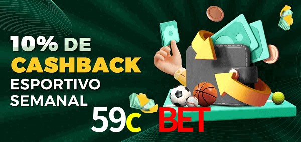 10% de bônus de cashback na 59c bet